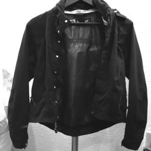 Marmot black jacket with hood. size XS